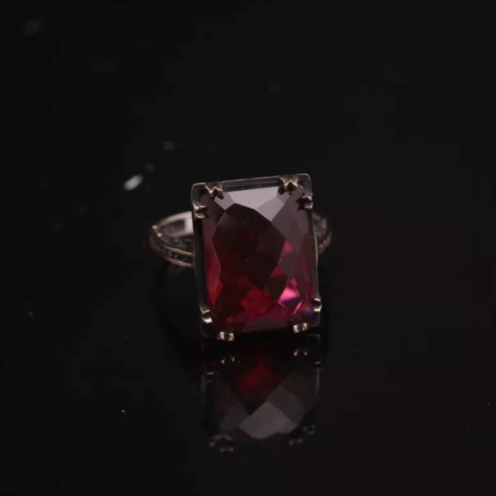 ♥️925 Sterling Silver Handmade Turkish Ruby Ring♥️